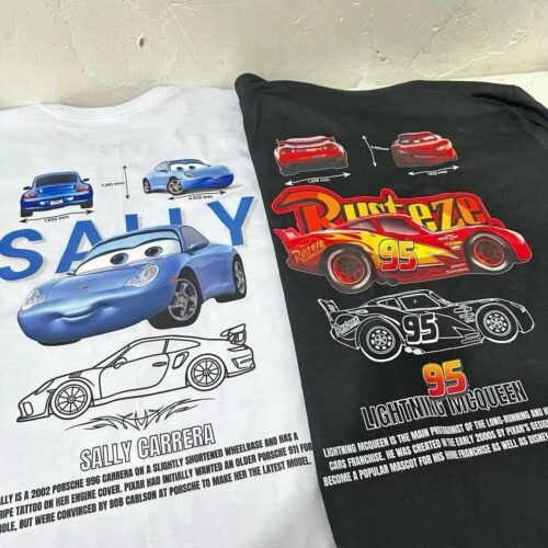 Camiseta Rayo McQueen & Sally