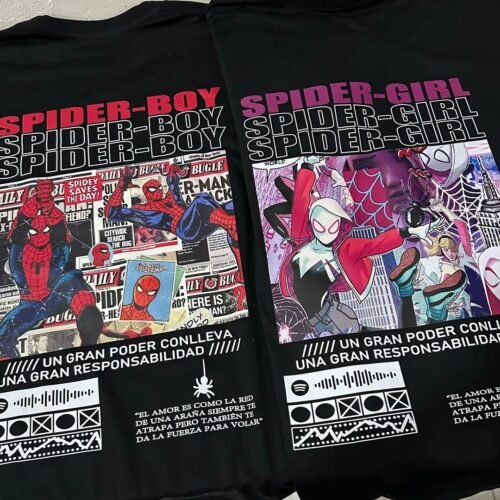 Camiseta Spiderman & Ghost Spider V4